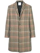 Ports V Single Breasted Coat - Multicolour