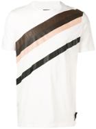 Fendi Contrast Stripe T-shirt - White
