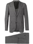 Tagliatore Two-piece Check Suit - Grey