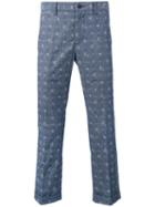 Sacai - Aloha Printed Trousers - Men - Cotton - 2, Blue, Cotton