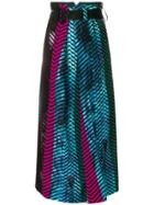 Issey Miyake Men Striped Skirt - Multicolour