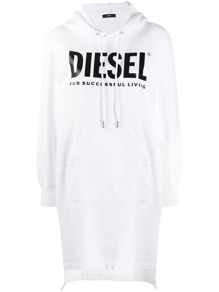 Diesel Drawstring Sweater Dress - White