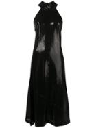 Galvan Daniela High Shine Dress - Black