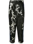 Haider Ackermann Embroidered Floral Details Trousers - Black