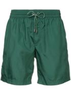 Dolce & Gabbana Drawstring Fitted Swim-shorts - Green