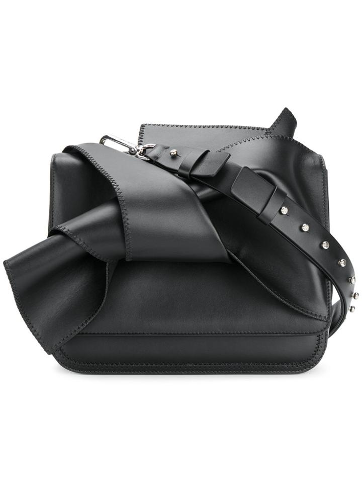 No21 Abstract Bow Shoulder Bag - Black