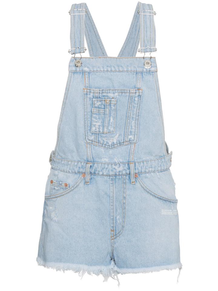 Off-white Front Pocket Dungarees - Blue