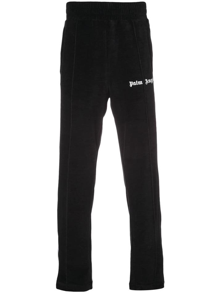 Palm Angels Logo Printed Joggers - Black