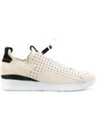 Enso Elasticated Lace-up Sneakers - Nude & Neutrals