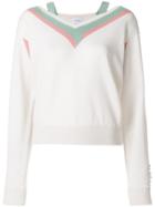 Barrie Cold-shoulder Jumper - White
