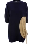 Jw Anderson Knitted Top With Metallic Detail - Blue