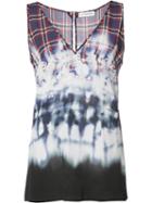 Tie Dye Tank Top, Women's, Size: 36, Blue, Silk, Altuzarra