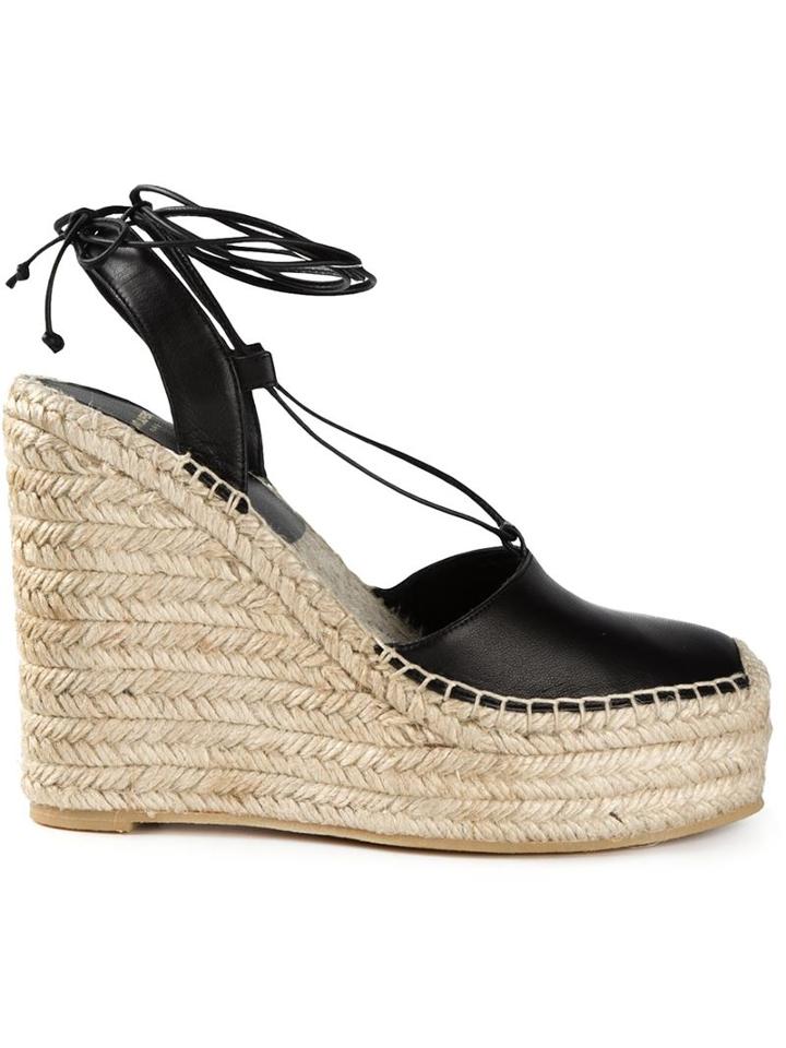 Saint Laurent Wedge Espadrille