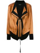 Ann Demeulemeester Shift Zipped Jacket - Brown
