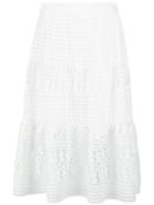 Diane Von Furstenberg Layered Lace Skirt
