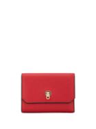 Valextra Foldover Top Wallet - Red