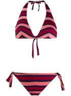 Fisico Striped Bikini Set - Pink