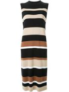 Le Ciel Bleu I-line Knit Dress, Women's, Size: 36, Black, Cotton/rayon