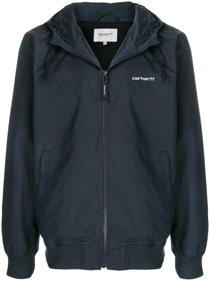 Carhartt Embroidered Logo Bomber Jacket - Blue