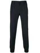 Wooyoungmi Elasticated Cuffs Tailored Trousers - Blue
