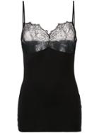 By Malene Birger Lace Panel Cami Top - Black