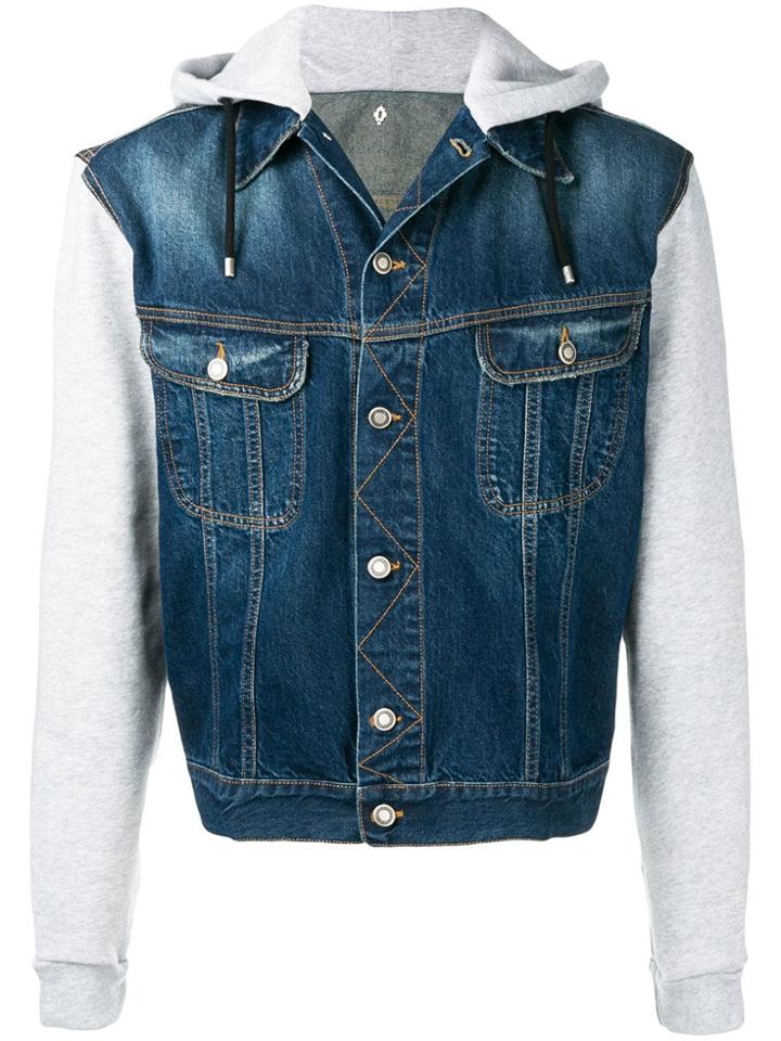 Marcelo Burlon County Of Milan County Dogo Hooded Jacket - Blue