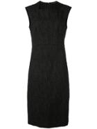 Josie Natori Textured Shift Dress - Black