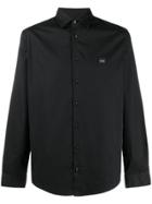 Boss Hugo Boss Embroidered Logo Relaxed-fit Shirt - Black