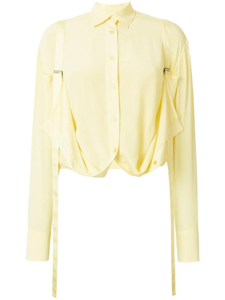 Sies Marjan Cropped Shirt - Yellow & Orange
