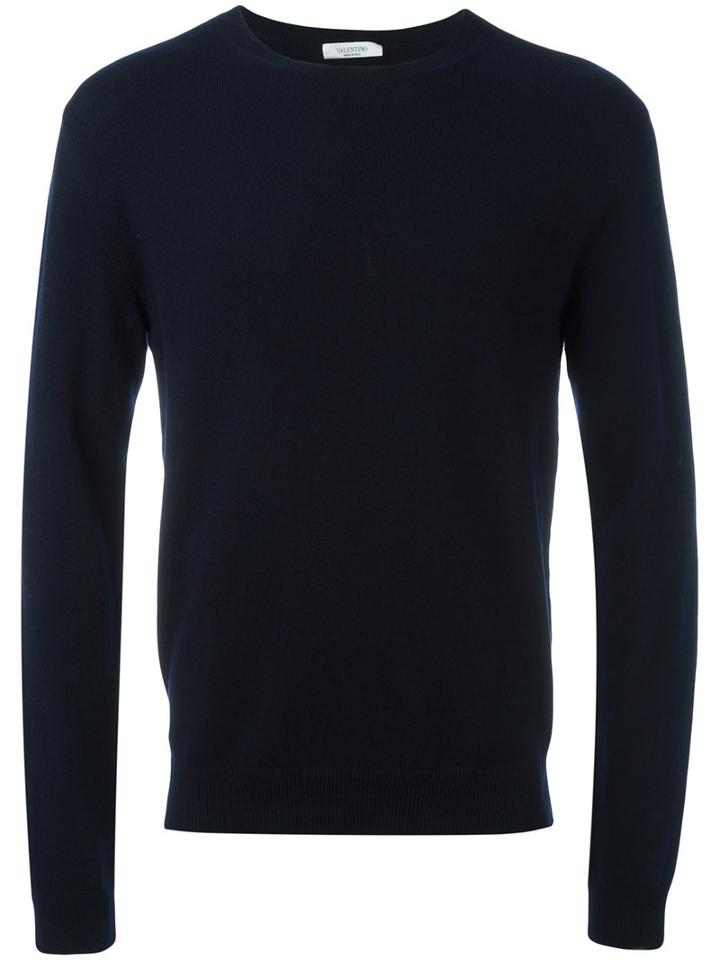Valentino - Rockstud Jumper - Men - Cashmere - S, Blue, Cashmere