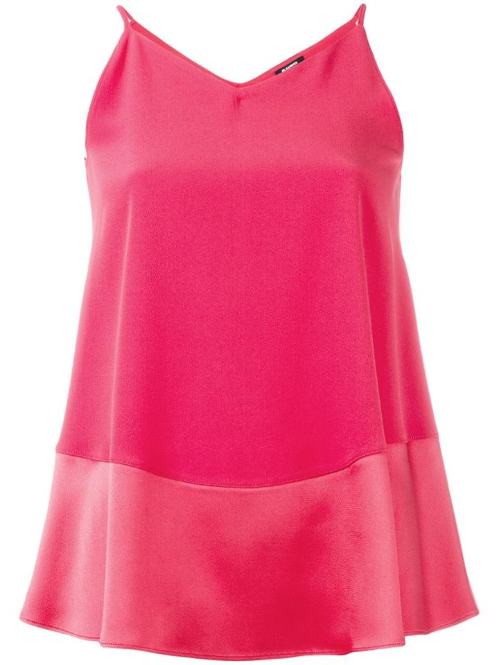 Jil Sander Navy Cami Top - Red