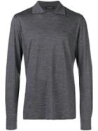 Ermenegildo Zegna Plain Polo Shirt - Blue