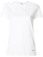 Miu Miu Voile Peter Pan Blouse - White
