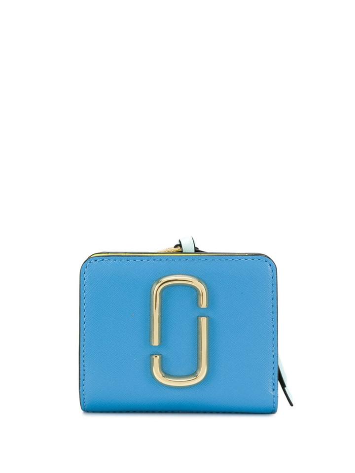Marc Jacobs Logo Zipped Wallet - Blue