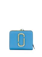 Marc Jacobs Logo Zipped Wallet - Blue