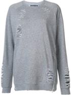 Thomas Wylde 'hendrix' Sweatshirt, Women's, Size: Large, Grey, Cotton/polyester
