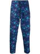 Dyne Floral Performance Trousers - Blue