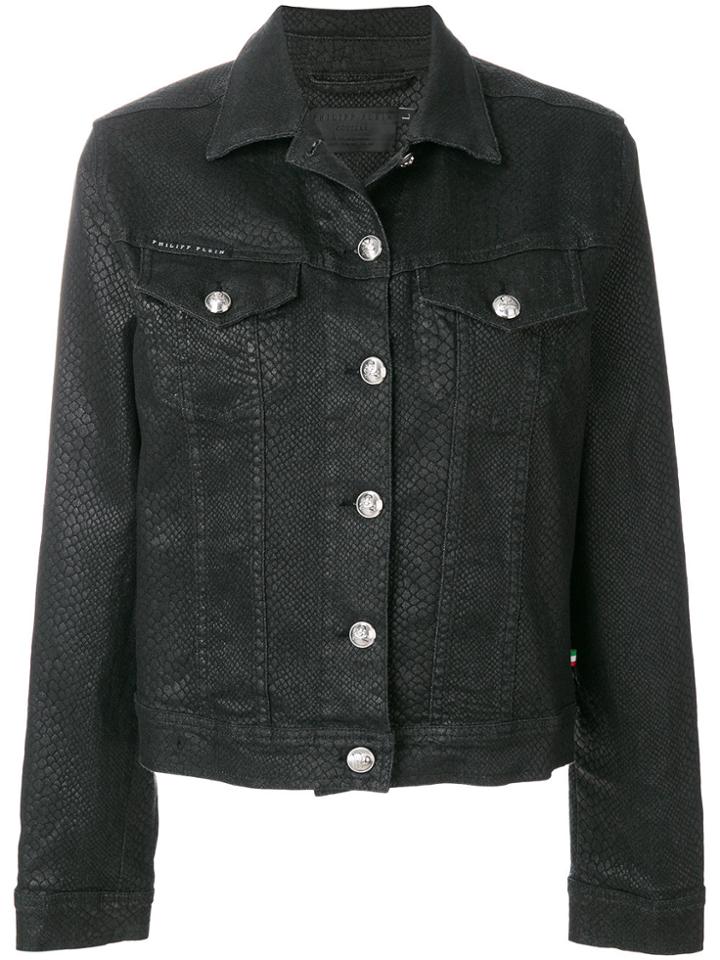 Philipp Plein Duval Denim Jacket - Black