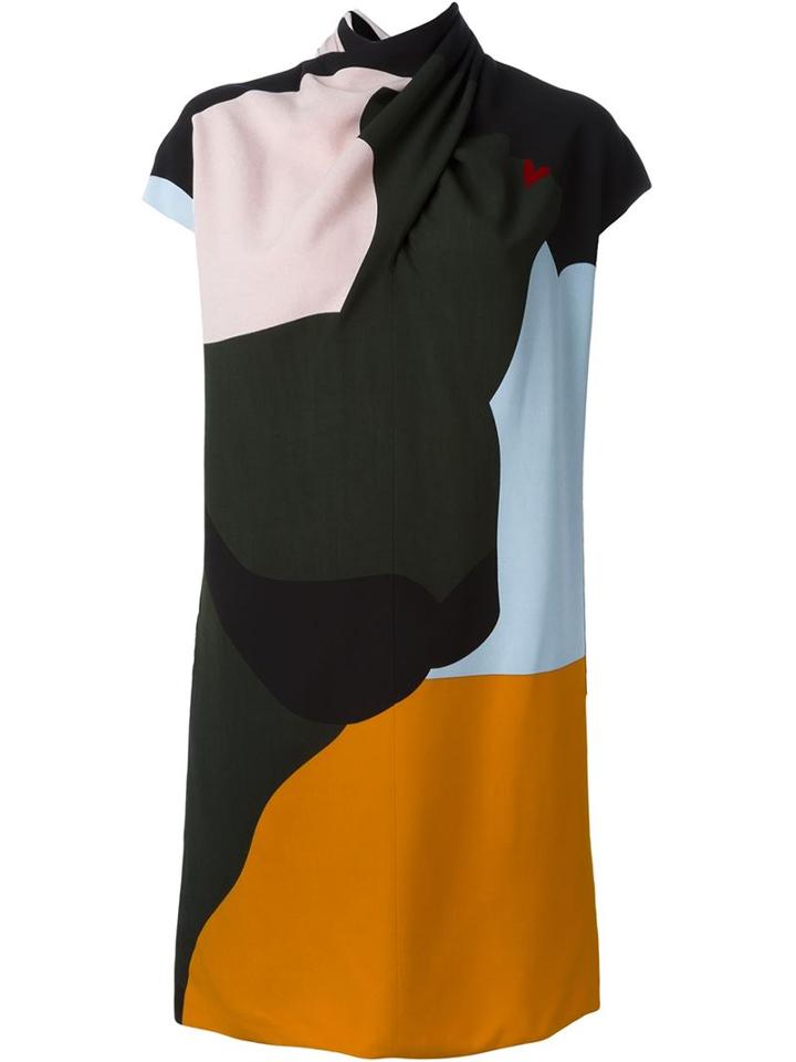 Nina Ricci Wrap Neck Dress