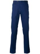 Pt01 - Slim-fit Chinos - Men - Cotton/elastodiene - 54, Blue, Cotton/elastodiene