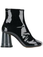 Mm6 Maison Margiela Cup Heel Ankle Boots - Black