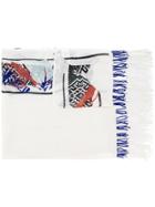 Dorothee Schumacher Abstract Print Scarf - White