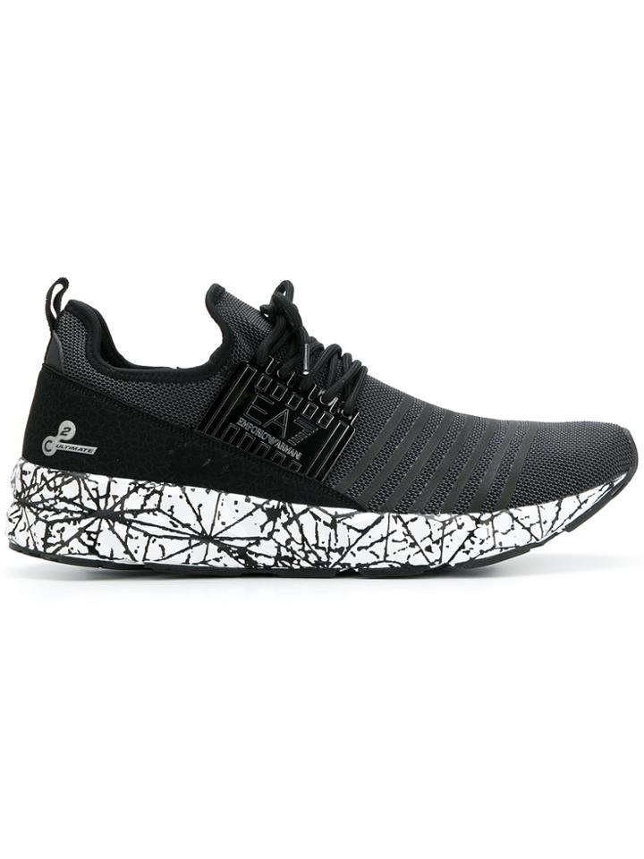 Ea7 Emporio Armani Low Top Sneakers - Black