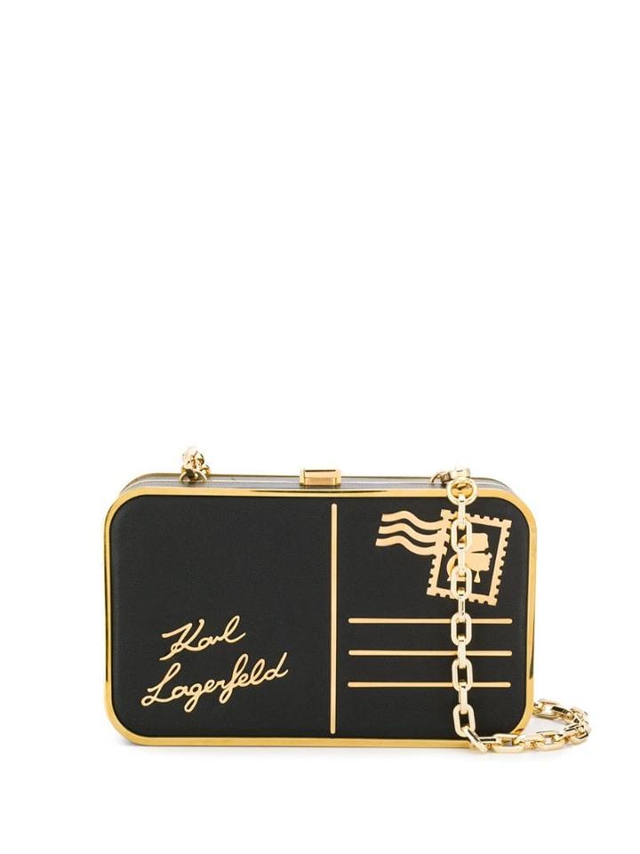 Karl Lagerfeld K/postcard Minaudiere - Black