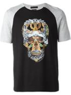 Alexander Mcqueen Skull Print T-shirt, Men's, Size: L, Black, Cotton