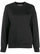 Courrèges Embroidered Logo Sweatshirt - Black