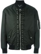 Diesel Black Gold 'jedo' Bomber Jacket, Men's, Size: 46, Green, Polyamide/spandex/elastane/polyester/cotton
