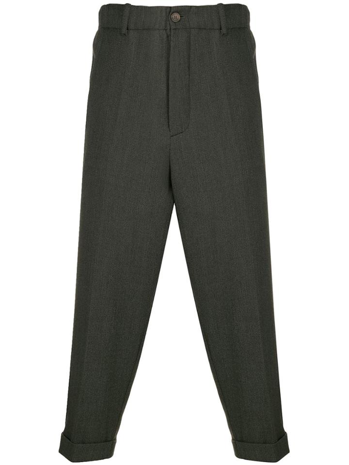Société Anonyme Cropped Tailored Trousers - Green