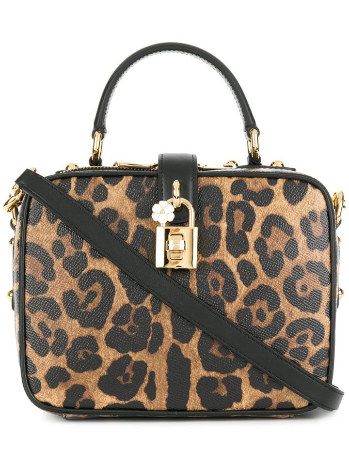 Dolce & Gabbana Drummed Dolce Soft Handbag - Brown