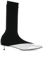 Givenchy Slip-on Ankle Boots - Silver